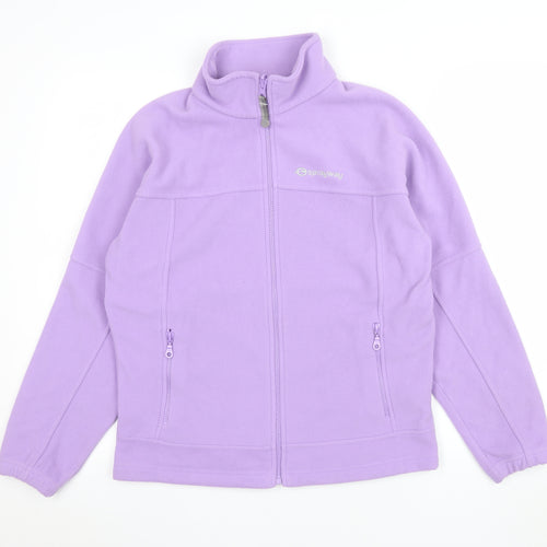 Sprayway Girls Purple Fleece Full Zip Basic Jacket Age 12-13 Years
