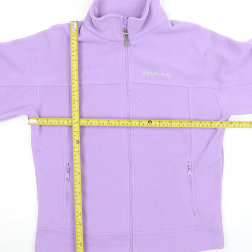 Sprayway Girls Purple Fleece Full Zip Basic Jacket Age 12-13 Years