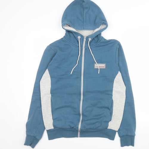 McKenzie Men's Blue Full Zip Hooded Jacket Size M