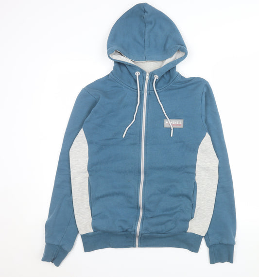McKenzie Men's Blue Full Zip Hooded Jacket Size M