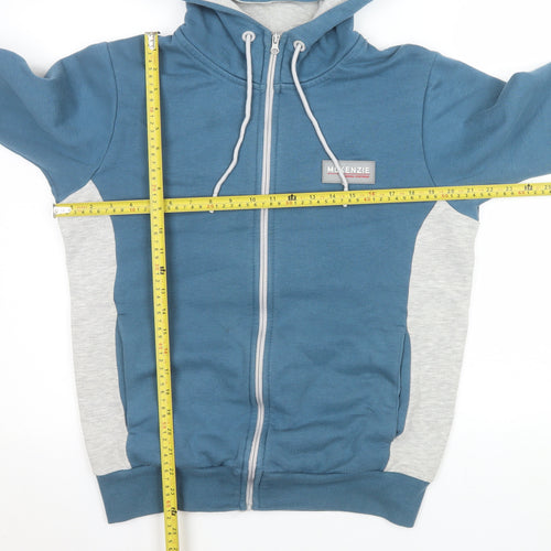 McKenzie Men's Blue Full Zip Hooded Jacket Size M