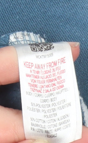 McKenzie Men's Blue Full Zip Hooded Jacket Size M