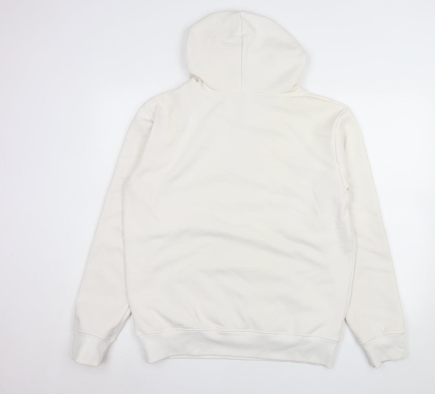 Champion Men White 2XL Pullover Hoodie Fleece Logo Sweatshirt