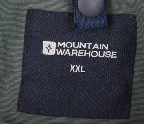 Mountain Warehouse Men's Blue 2XL 3-in-1 Waterproof Hiking Jacket