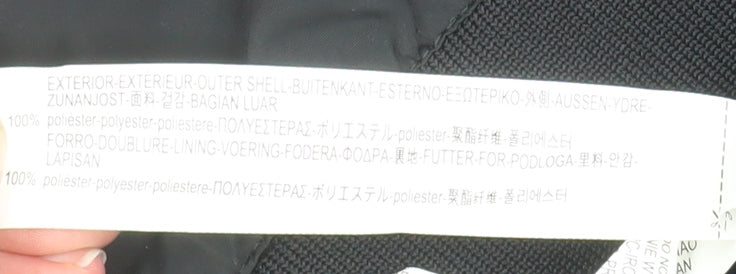 ZARA Man Black Bomber Jacket Men's M Regular Fit Polyester Zip Up