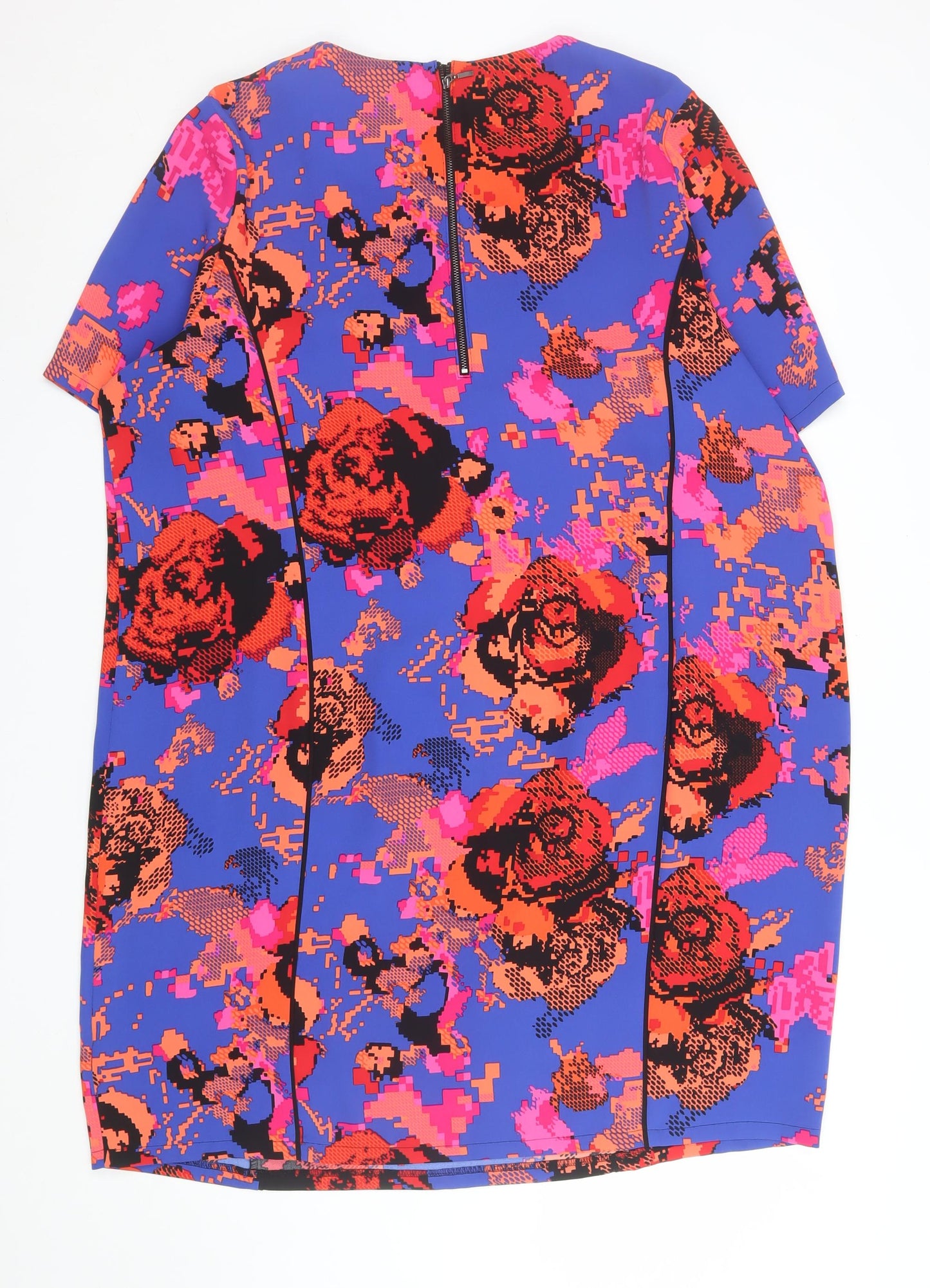 Marks and Spencer Women's Multicoloured Size 22 Sheath Dress