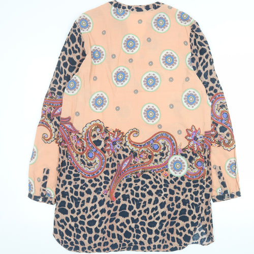 Costa Mani Womens Multicoloured M Viscose Shift Dress