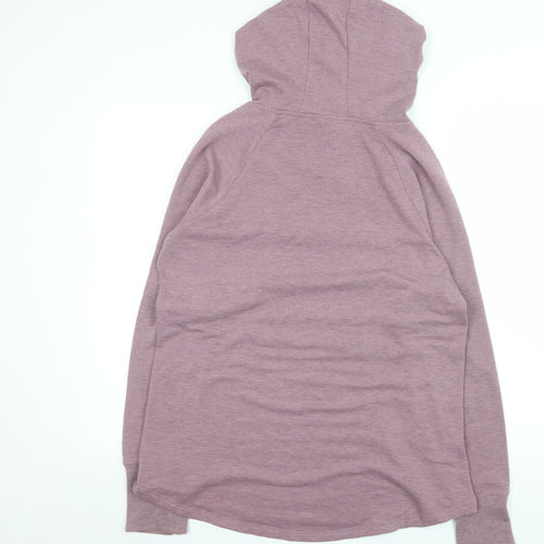 Layer 8 Women’s Mauve QwickDry Pullover Hoodie Size L Lightweight Activewear