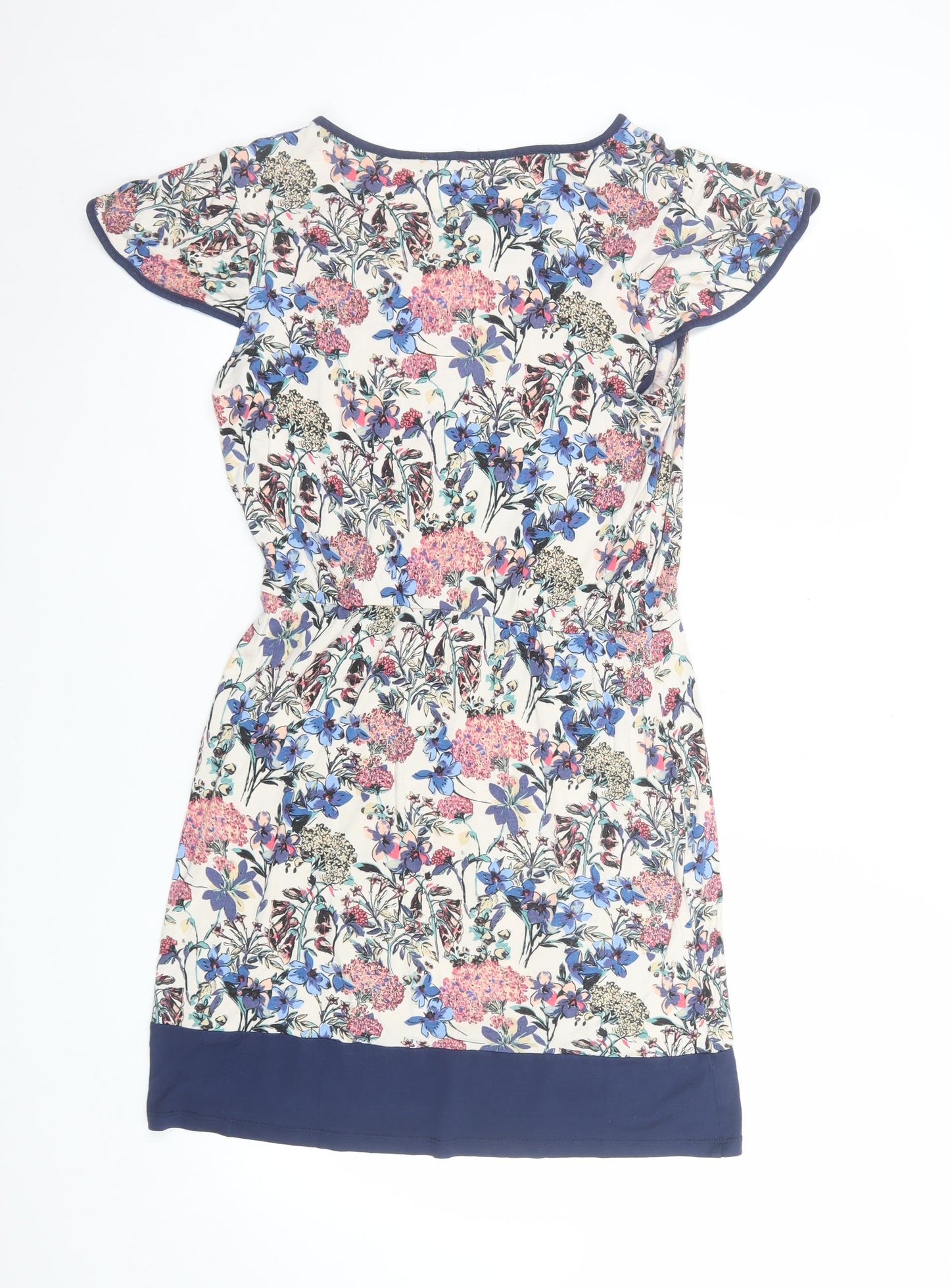 Oasis Women’s Multicoloured Floral Short Shift Dress Size S