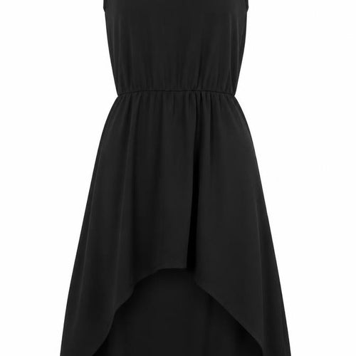 Zara Trafaluc Women's Black Hi-Low Fit & Flare Sleeveless Dress Size S