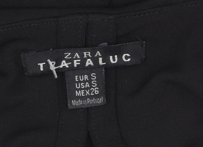 Zara Trafaluc Women's Black Hi-Low Fit & Flare Sleeveless Dress Size S