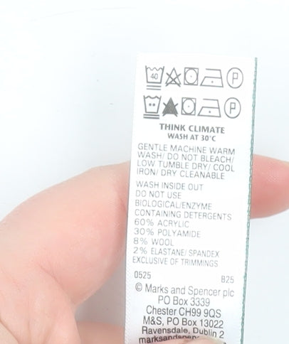 Marks and Spencer Men’s Dark Navy Blue Medium Crew Neck Jumper