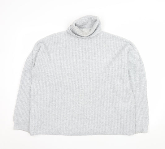 Friends Like These Women's Grey Roll Neck Knit Jumper M