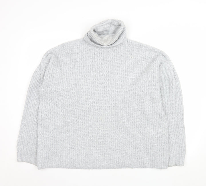 Friends Like These Women's Grey Roll Neck Knit Jumper M