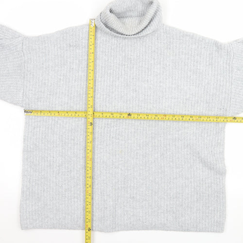 Friends Like These Women's Grey Roll Neck Knit Jumper M