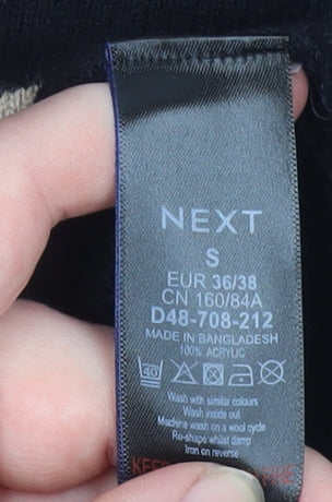 Next Men's Multicoloured Striped V-Neck Jumper Size S