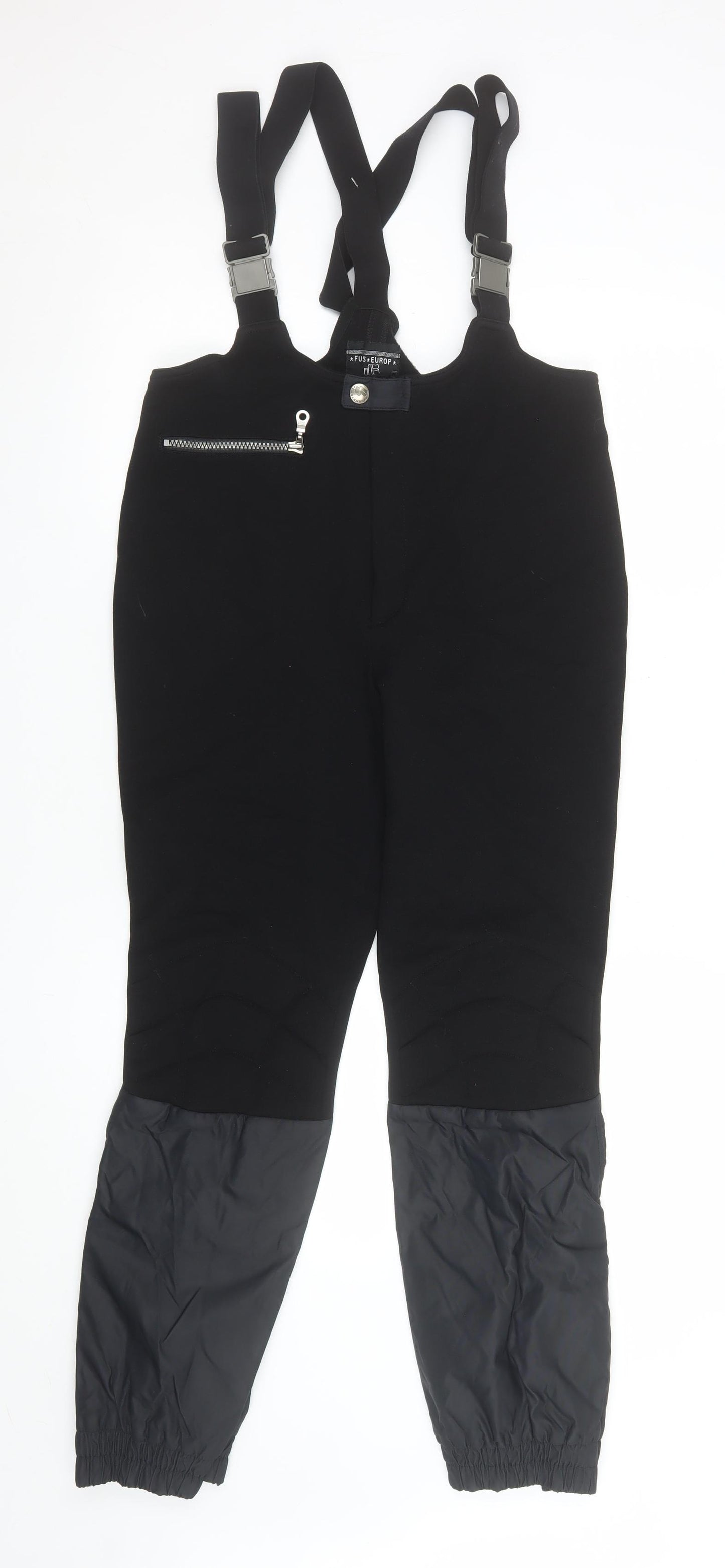 FUS EUROP Men's Black L Snow Pants Ski Waterproof Trousers 42L