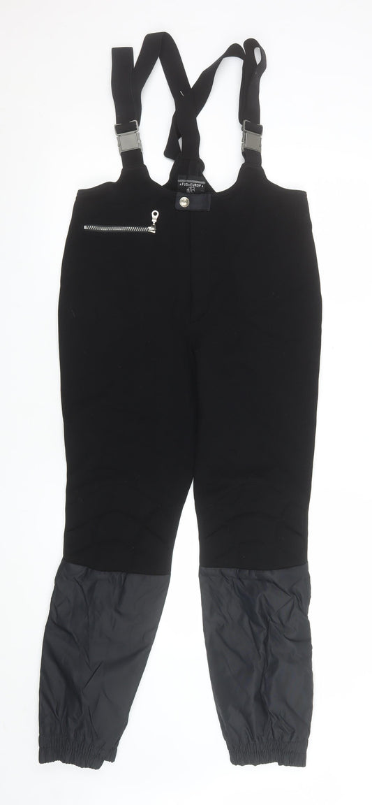 FUS EUROP Men's Black L Snow Pants Ski Waterproof Trousers 42L