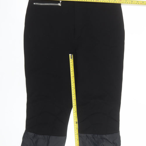 FUS EUROP Men's Black L Snow Pants Ski Waterproof Trousers 42L