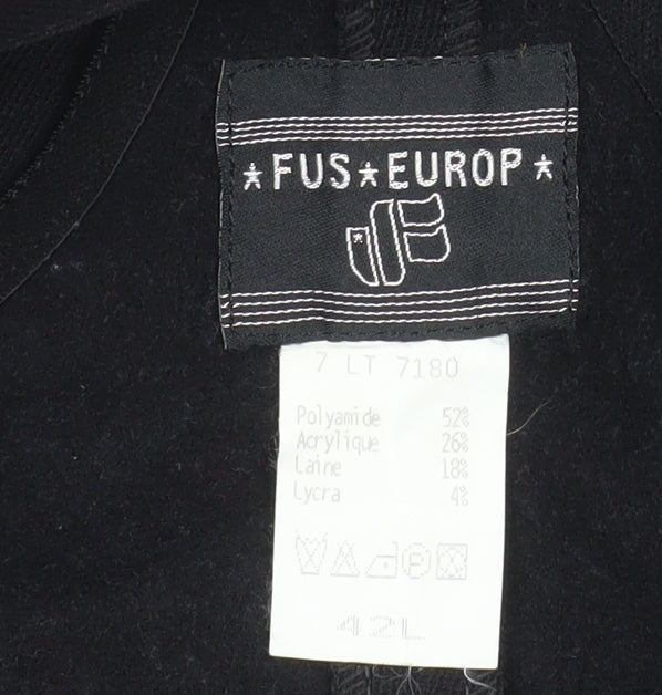 FUS EUROP Men's Black L Snow Pants Ski Waterproof Trousers 42L