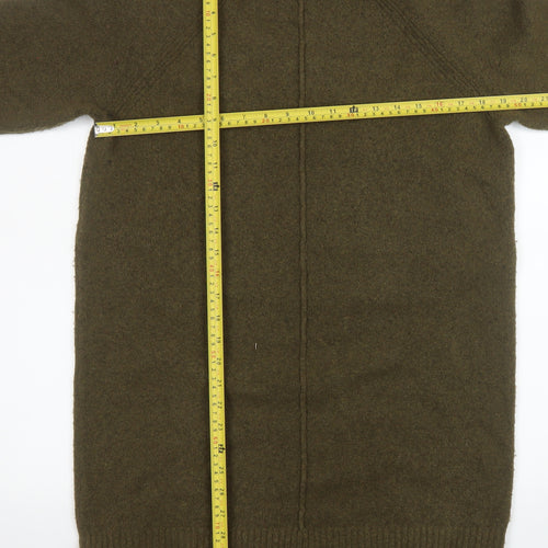 River Island Women’s Green XS Knit Long Sleeve Jumper Dress