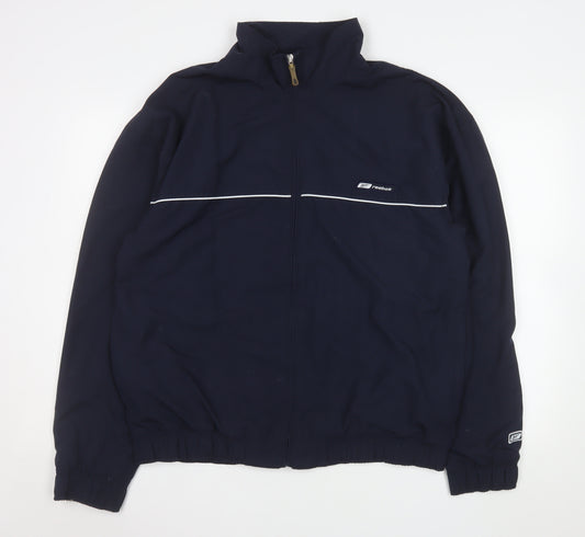 Reebok Men's Blue XL Full Zip Sports Jacket