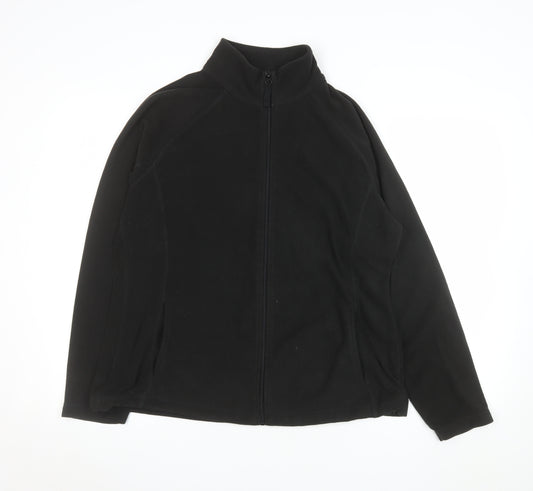 Mountain Warehouse Women’s Black Fleece Full Zip Jacket UK 14