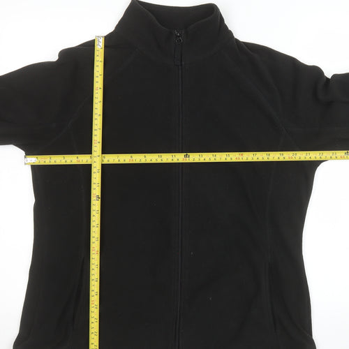 Mountain Warehouse Women’s Black Fleece Full Zip Jacket UK 14