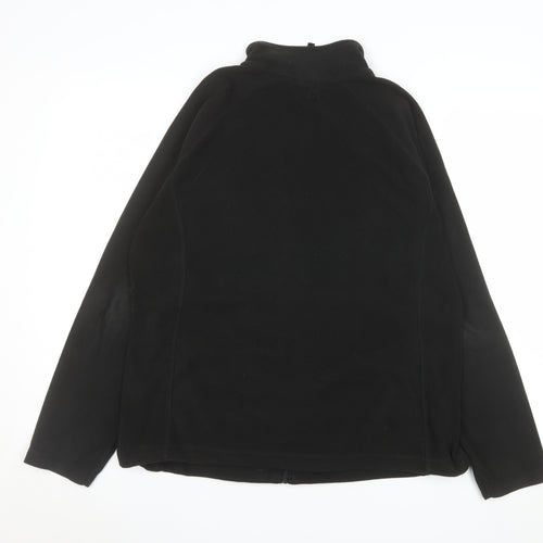Mountain Warehouse Women’s Black Fleece Full Zip Jacket UK 14
