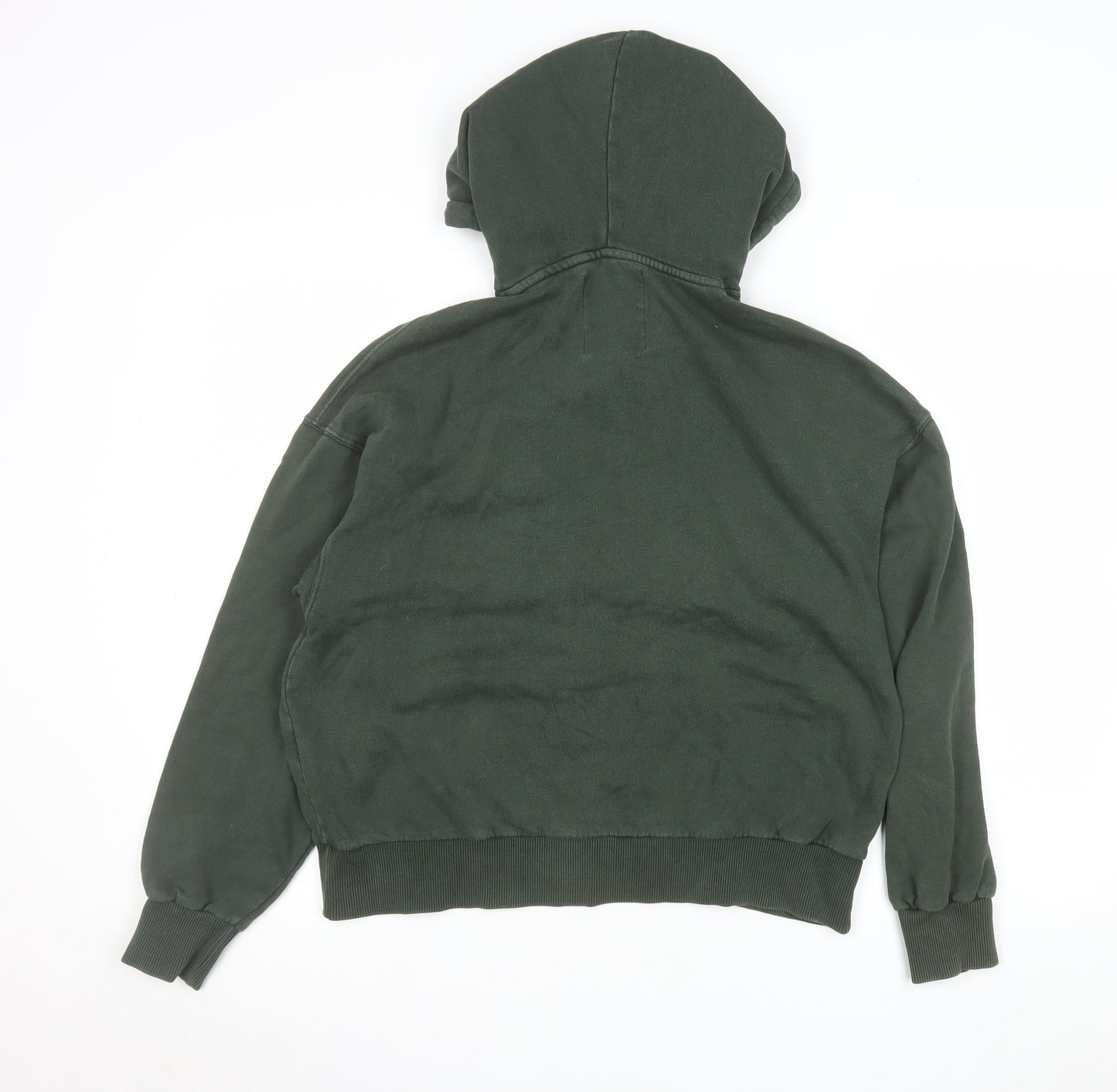 Pull&Bear Men's Green UCLA Pullover Hoodie XS Regular Fit