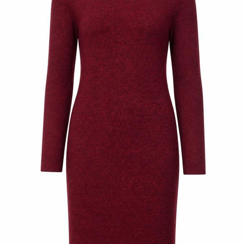 Brave Soul Women Red Bodycon Knit Knee Length Dress Size S