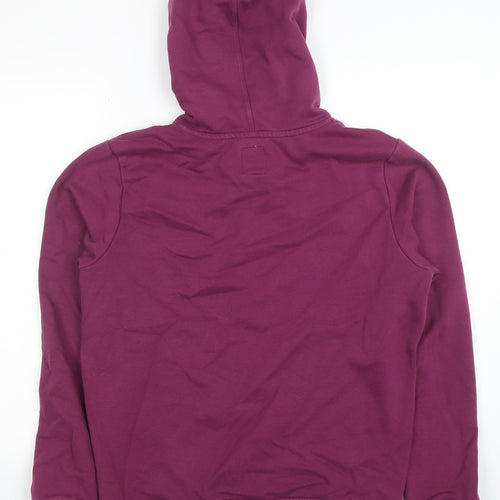 Kappa Womens Purple Hoodie Large Pullover Cotton Blend Casual