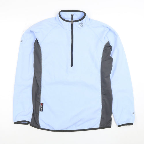 TOG 24 Women’s Blue Fleece 1/2 Zip Lightweight Jacket Size 10