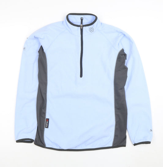 TOG 24 Women’s Blue Fleece 1/2 Zip Lightweight Jacket Size 10