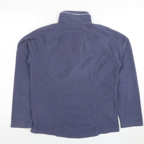 Craghoppers Women's Blue Fleece Half Zip Pullover Size 10