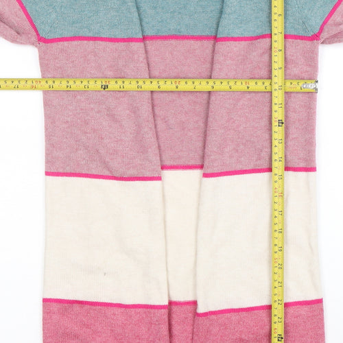 Yigga Teens Multicoloured Knit Long Sleeve Open Cardigan Size 12