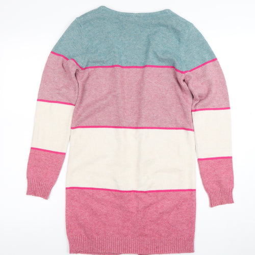 Yigga Teens Multicoloured Knit Long Sleeve Open Cardigan Size 12