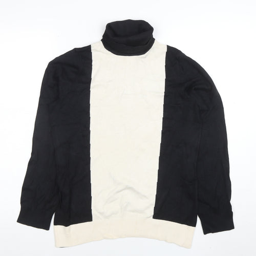 John Lewis Women Black Roll Neck Jumper Size 14