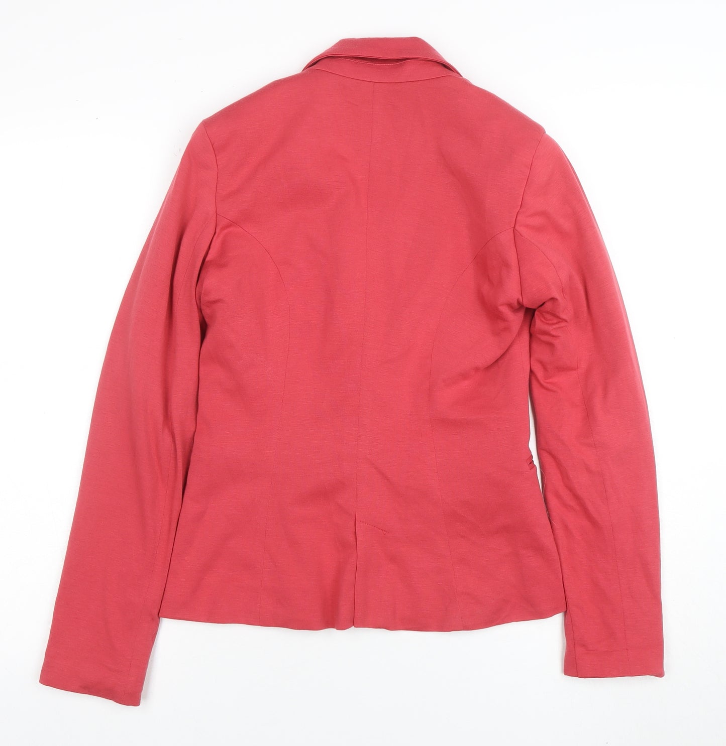 Bershka Women's Pink Regular Fit One-Button Blazer Size S