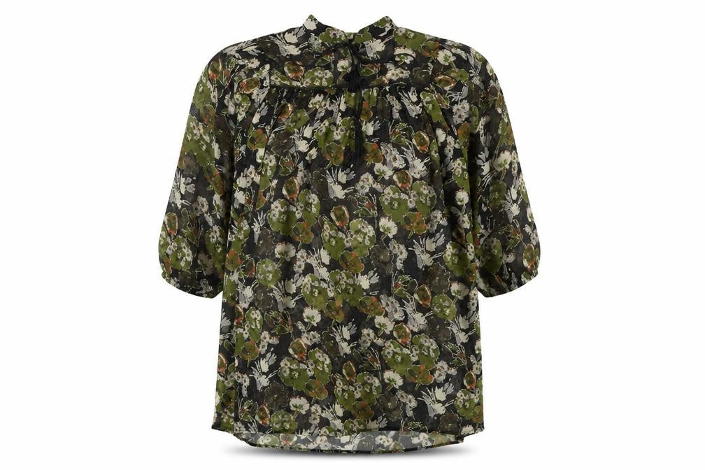 Zara Women Multicoloured Floral Shift Dress Size 12 Sheer Boho Style