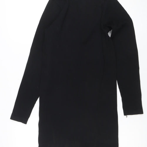 Urban Outfitters Women's Black Knit Bodycon Dress Size L