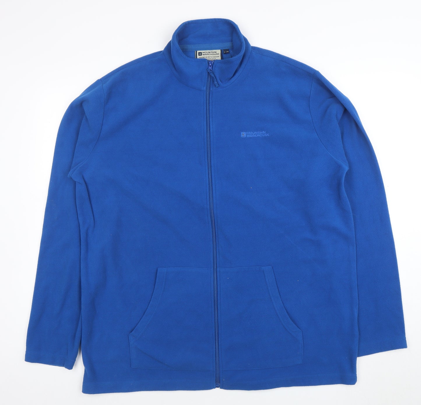 Mountain Warehouse Men's Blue XL Fleece Full Zip Jacket
