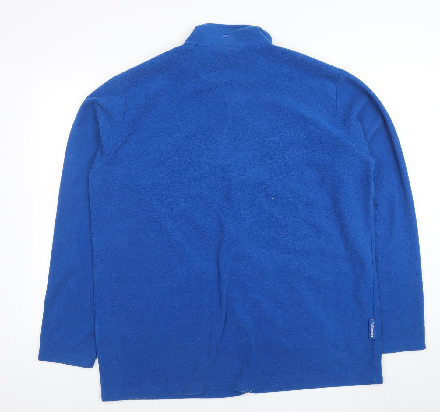 Mountain Warehouse Men's Blue XL Fleece Full Zip Jacket