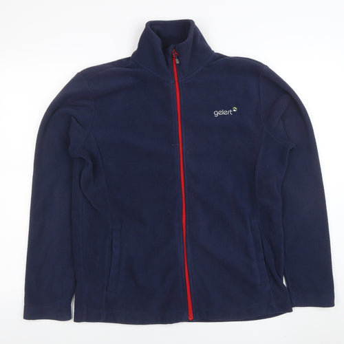 Gelert Men Blue Full Zip Fleece Jacket Size M Outdoor Wear