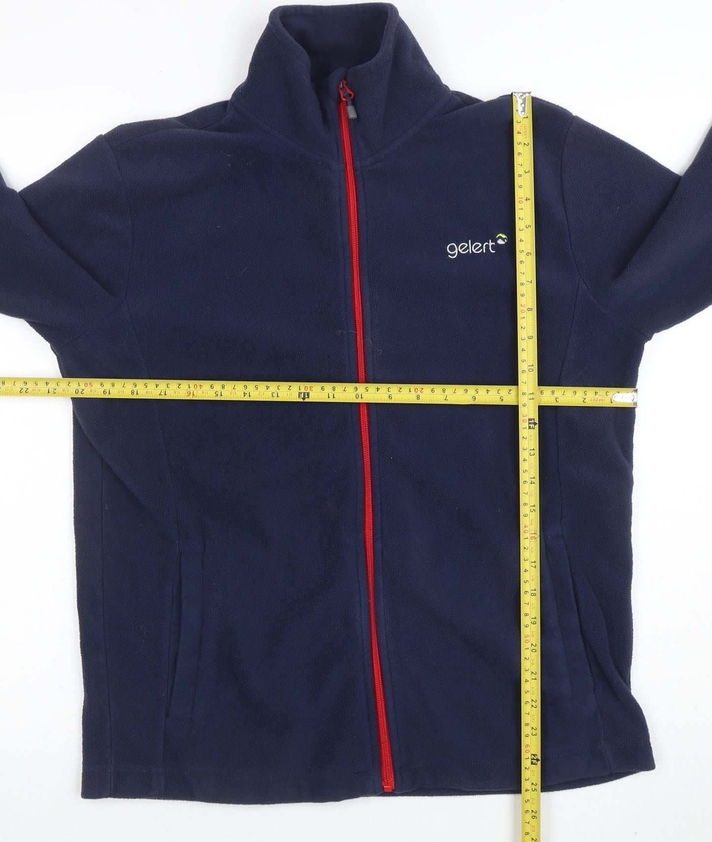 Gelert Men Blue Full Zip Fleece Jacket Size M Outdoor Wear