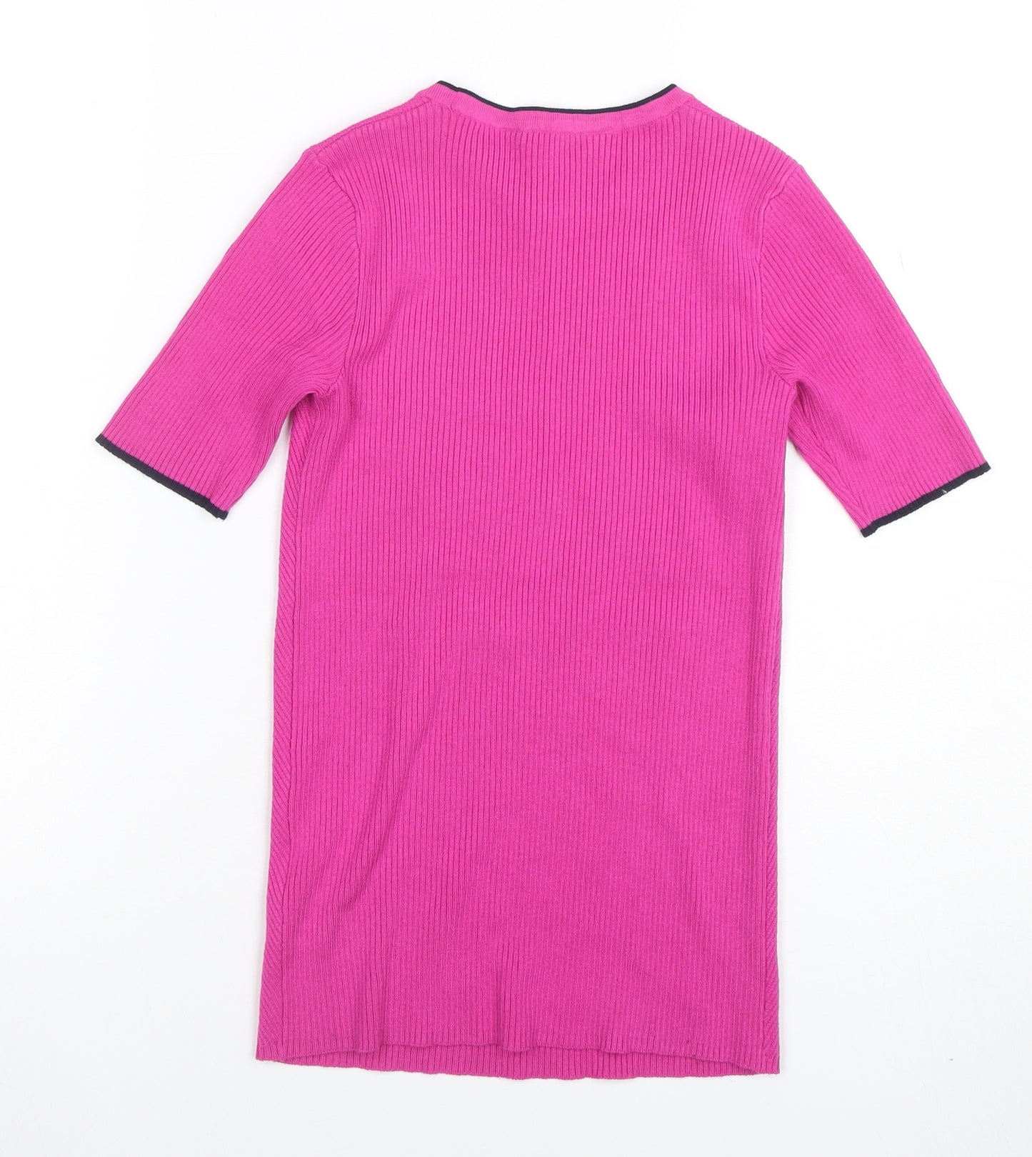 Principles Petite Women's Pink Knit Short Sleeve Top Size 8