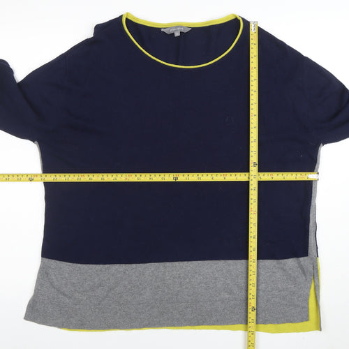 Principles Women's Multicoloured Size 14 Round Neck Long Sleeve Jumper