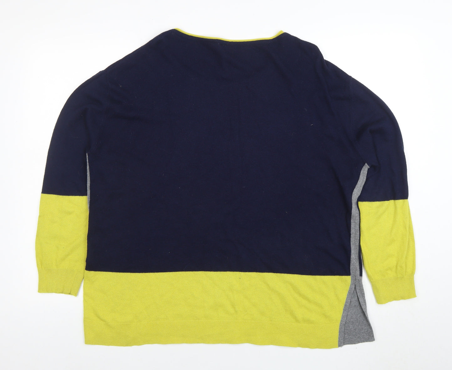 Principles Women's Multicoloured Size 14 Round Neck Long Sleeve Jumper