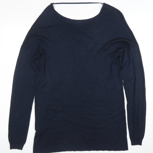Atmosphere Women's Blue Long Sleeve Knit Blouse Size 12