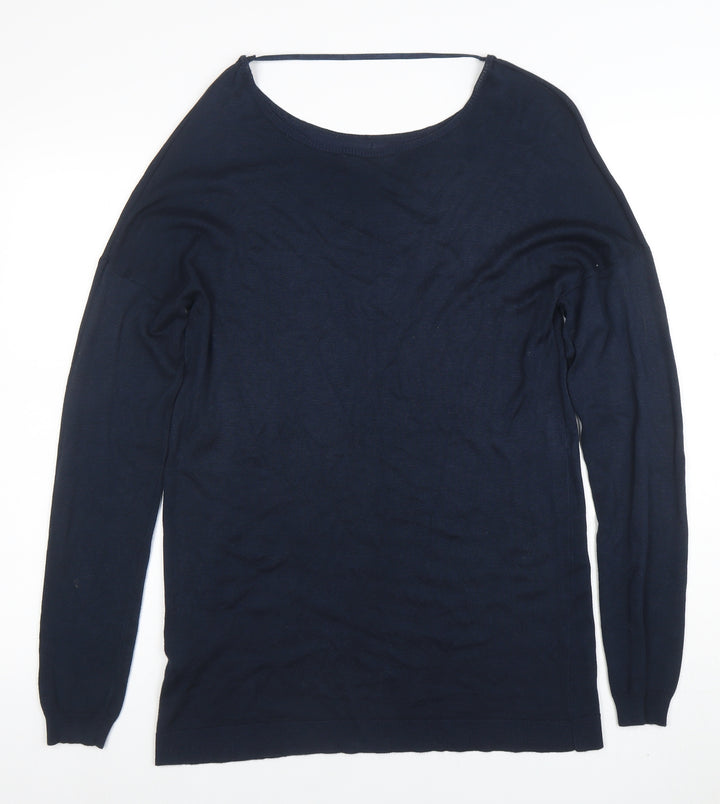 Atmosphere Women's Blue Long Sleeve Knit Blouse Size 12
